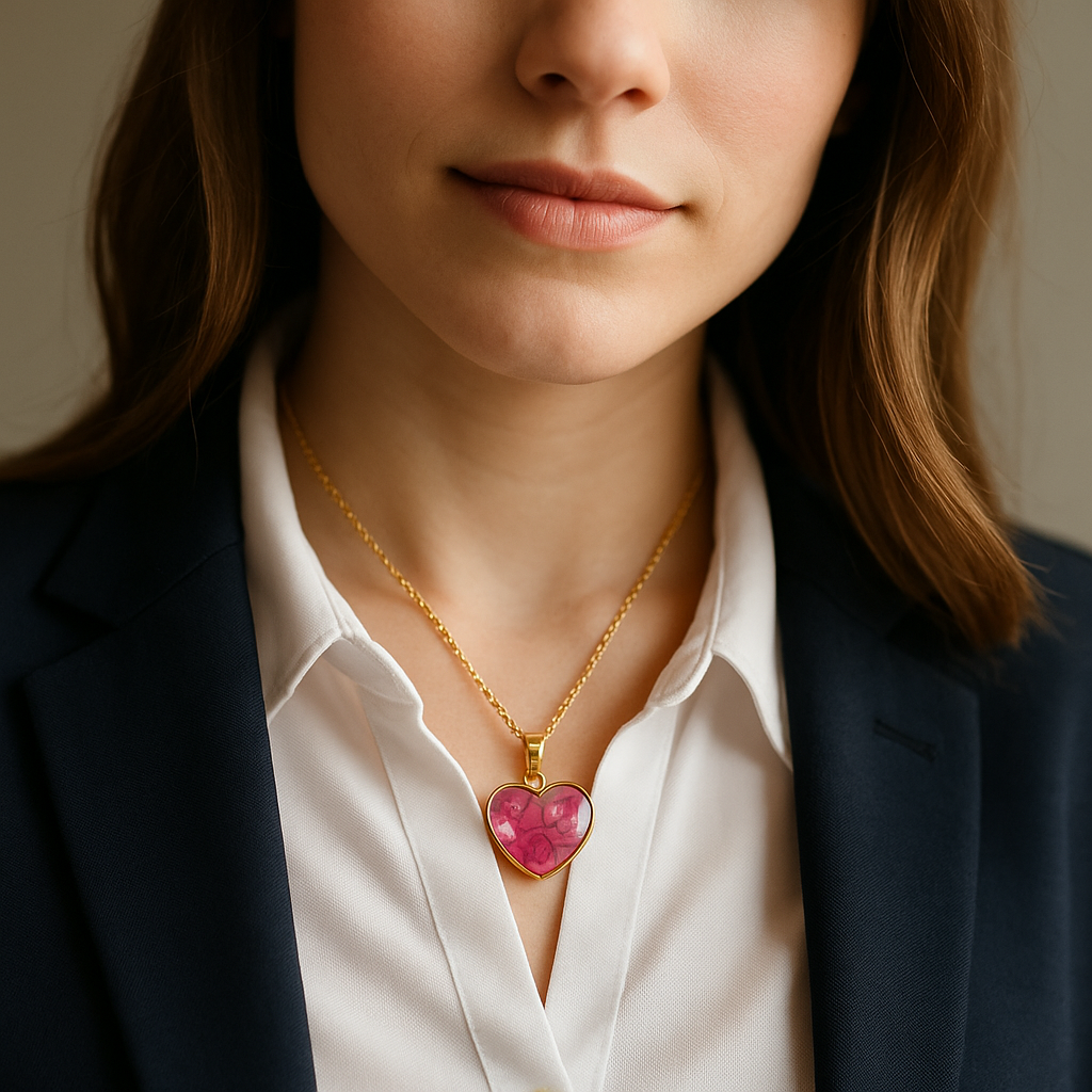 FLO's Eternal Rose Heart Pendant