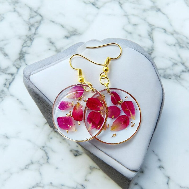 FLO's Radiant Petal Hoop Earrings