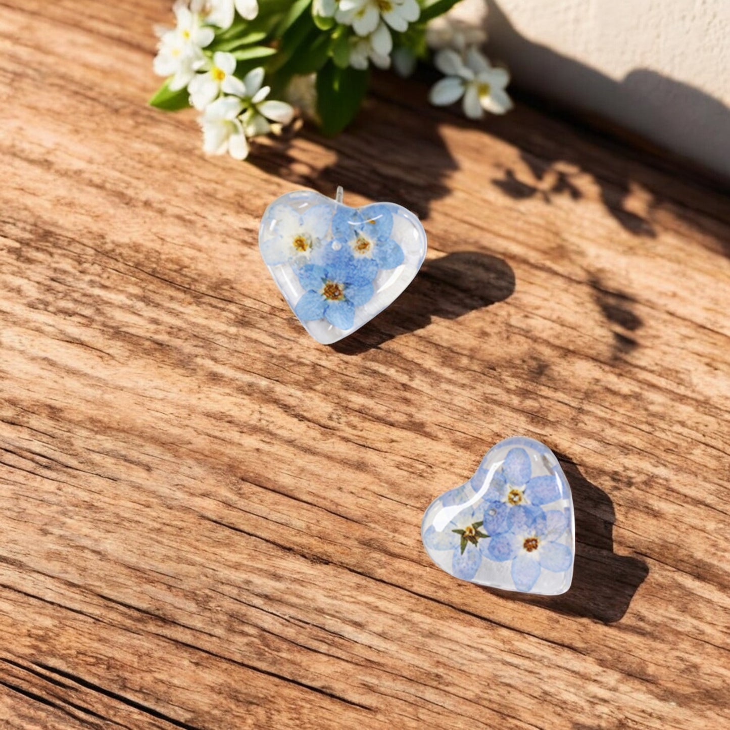FLO's Heartfelt Forget-Me-Not Earrings