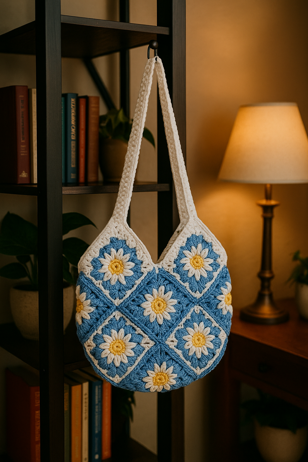 FLO's Bloom Meadow Crochet Tote