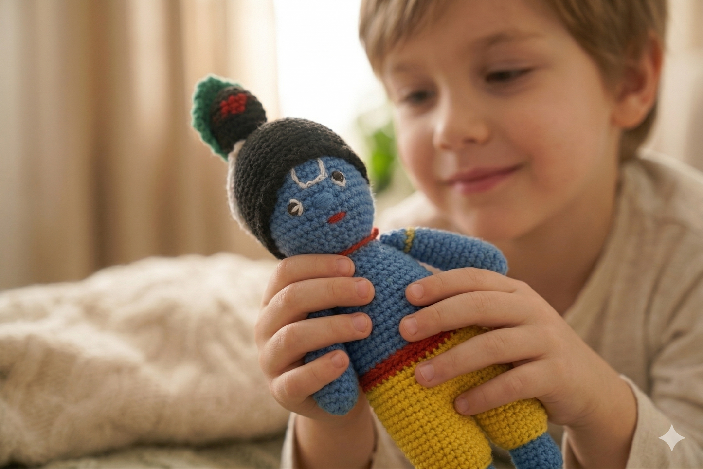 Enchanted Wonder – Krishna Crochet Toy