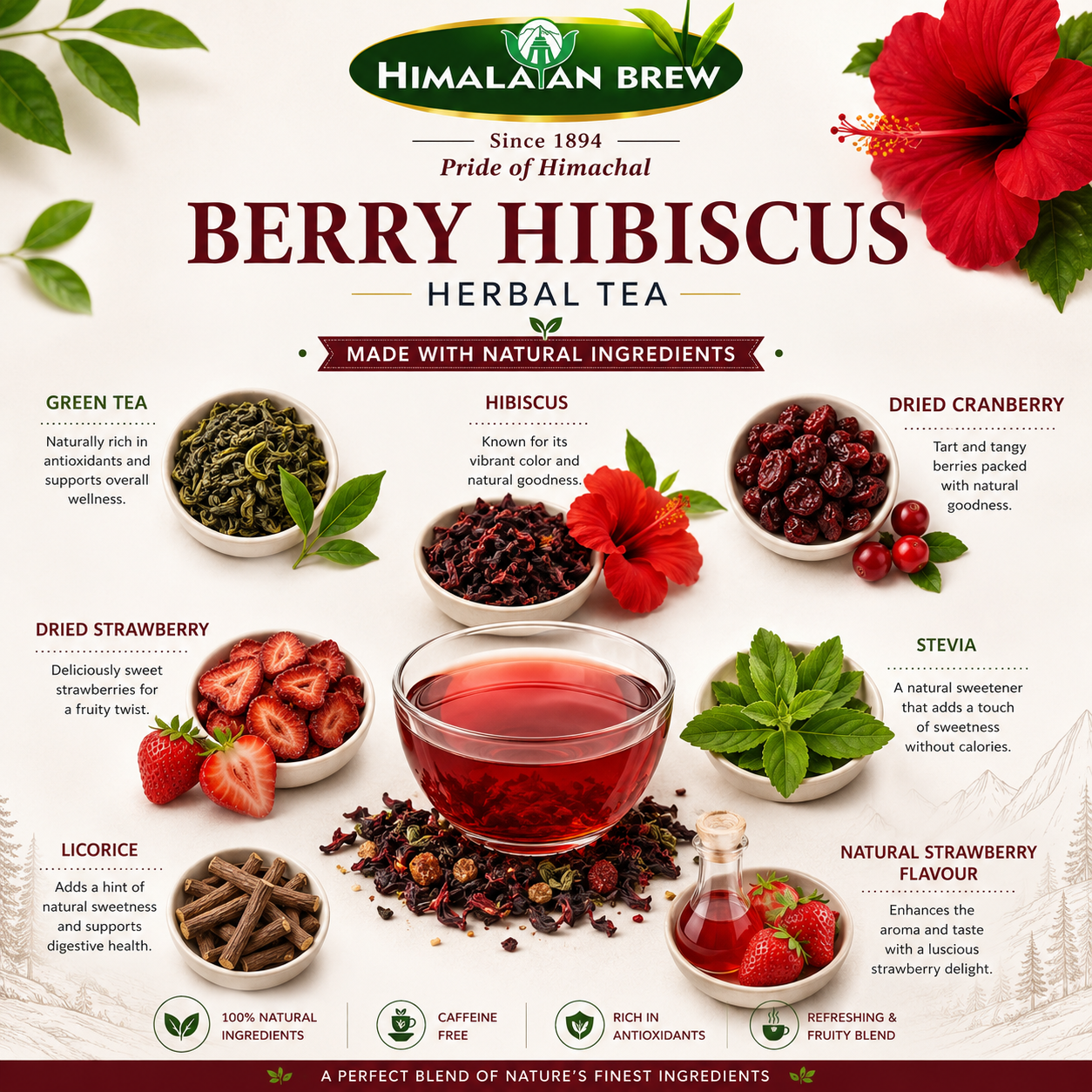 Berry Hibiscus Herbal Tea