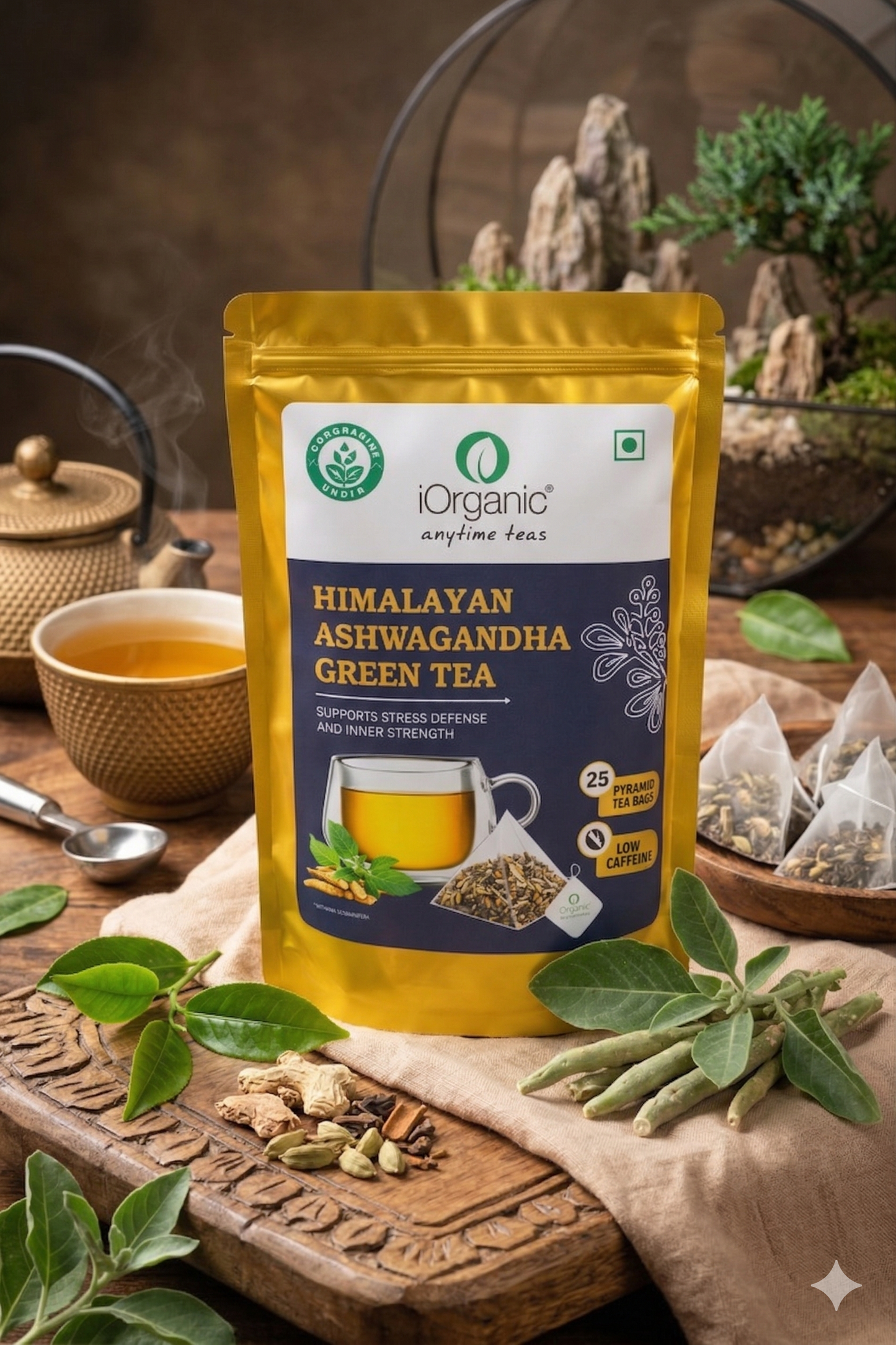 Ashwagandha Green Tea Bags