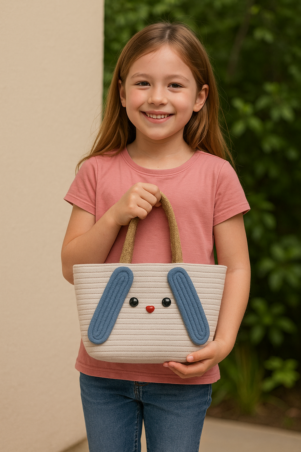 Snow Bunny Crochet Tote