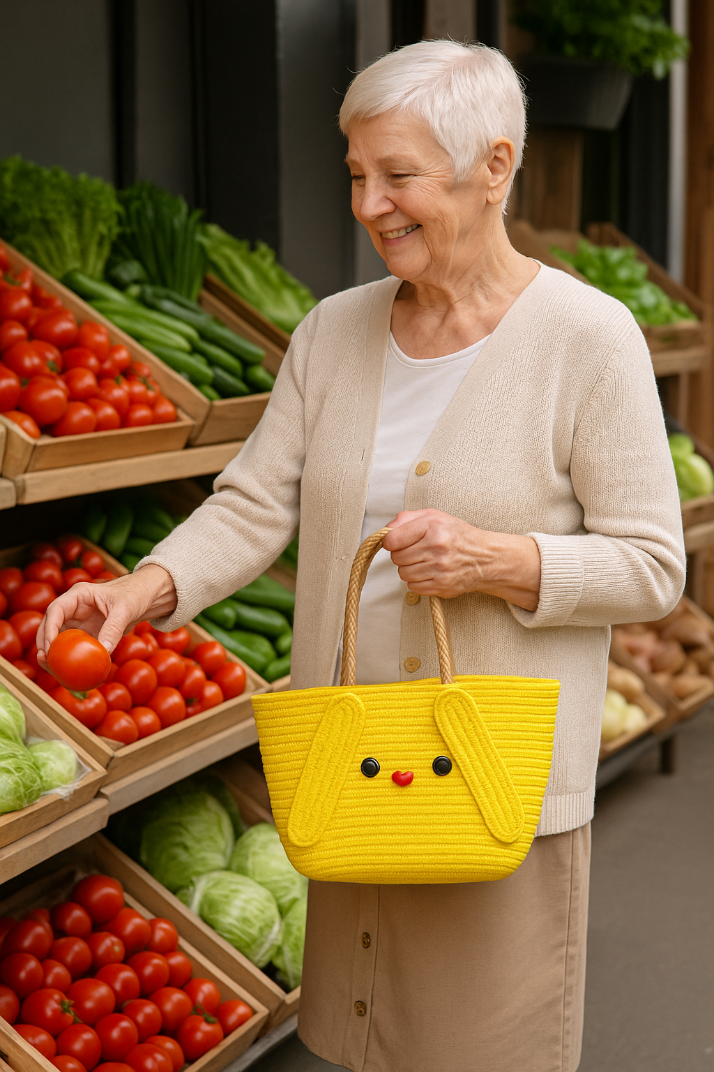 Sunny Bunny Crochet Tote
