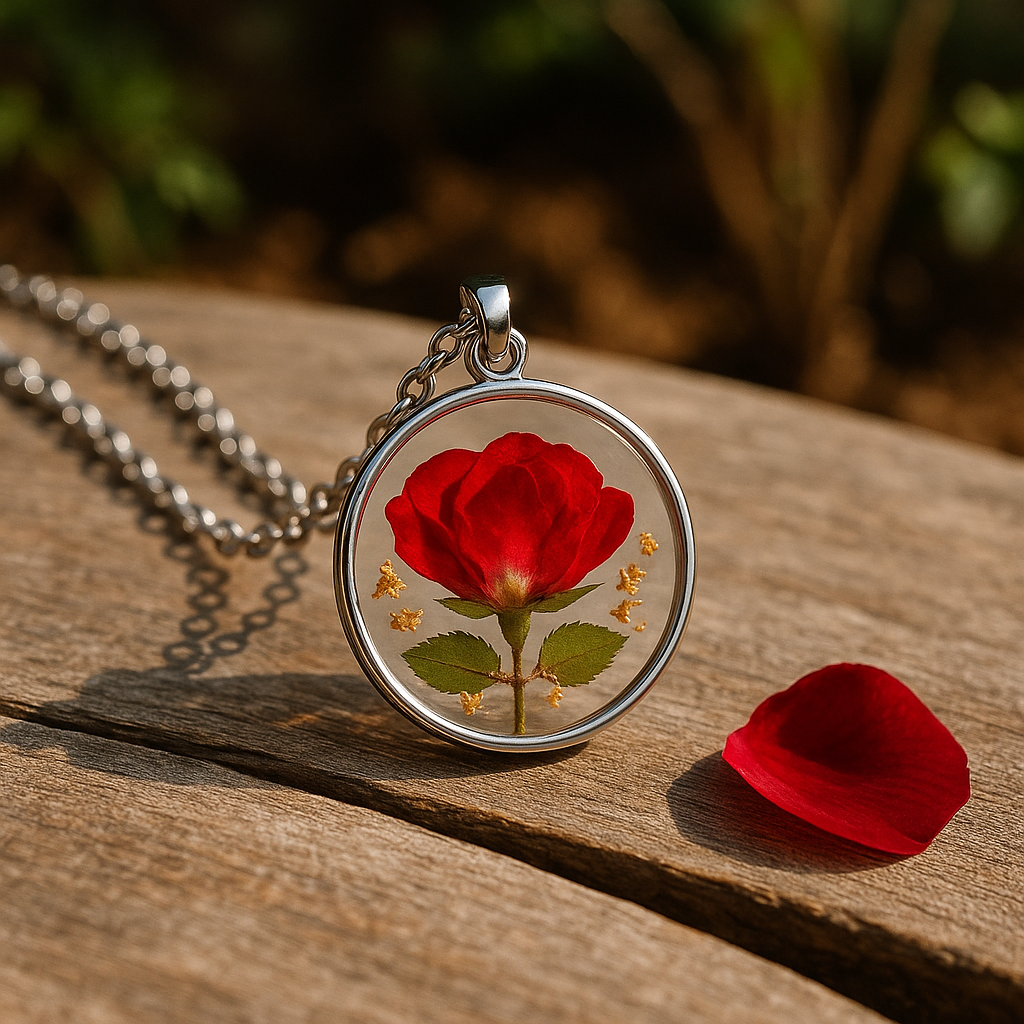 FLO's Eternal Rose Pendant