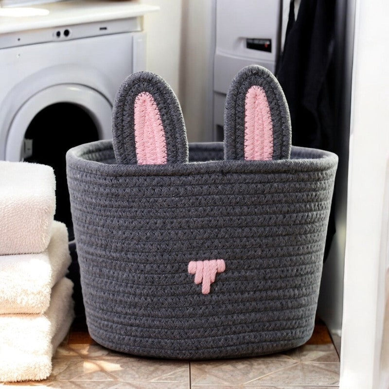 Bunny Ears Crochet Basket