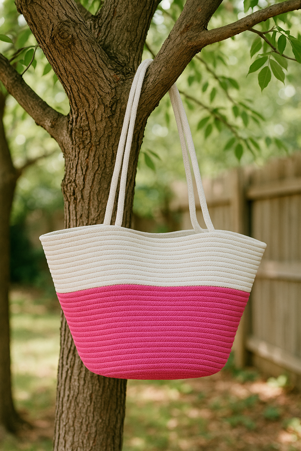 FLO's Sunset Glow Crochet Tote