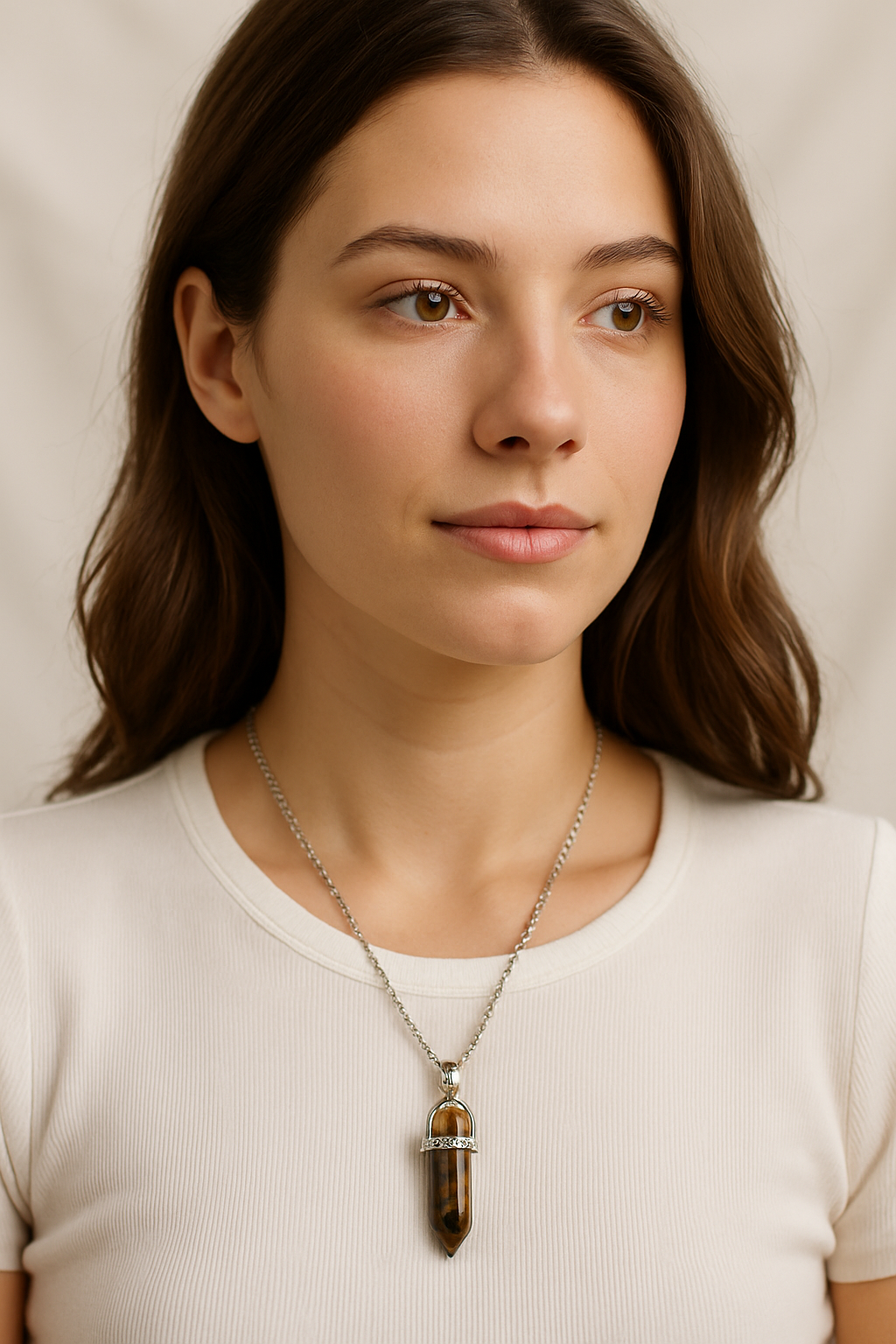 FLO's Guardian Arch Tiger Eye Pendant