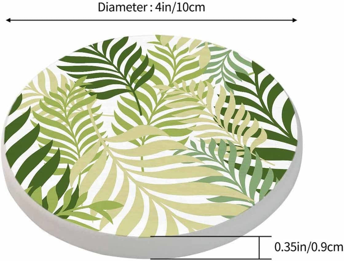FLO's Lush Green Leaf Coaster