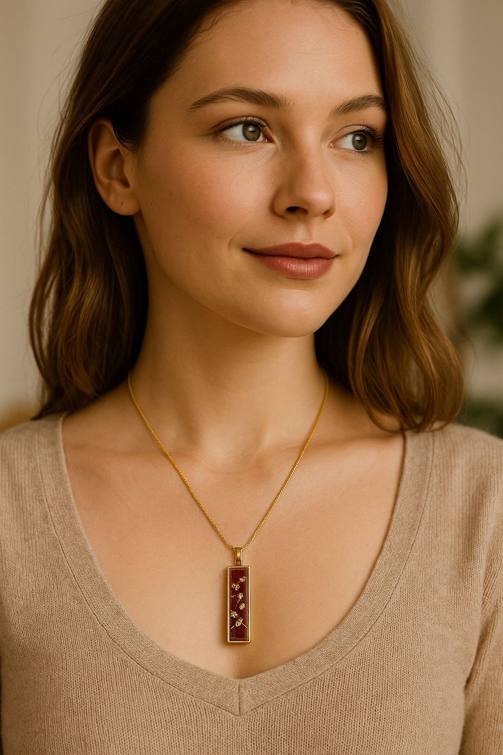 FLO's Crimson Grace Queen Lace Pendant