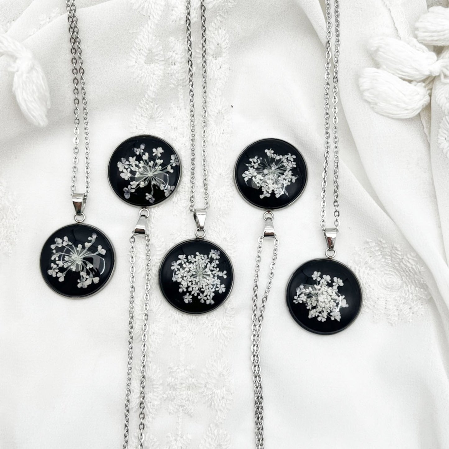 FLO's Midnight Bloom Pendant