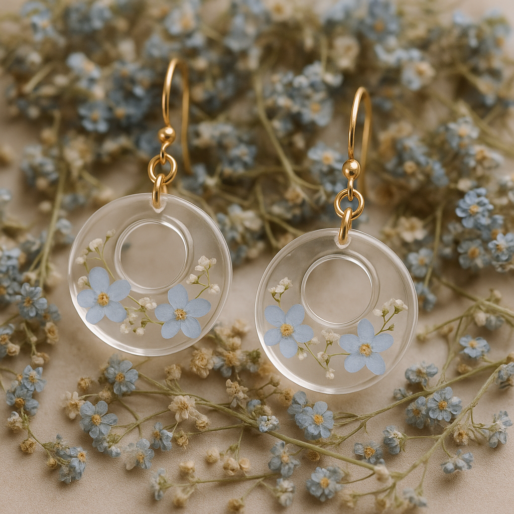 FLO's Eternal Bloom Forget-Me-Not Earrings
