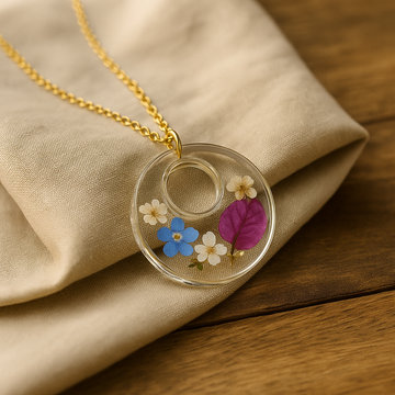 Harmony Bloom Circle Pendant