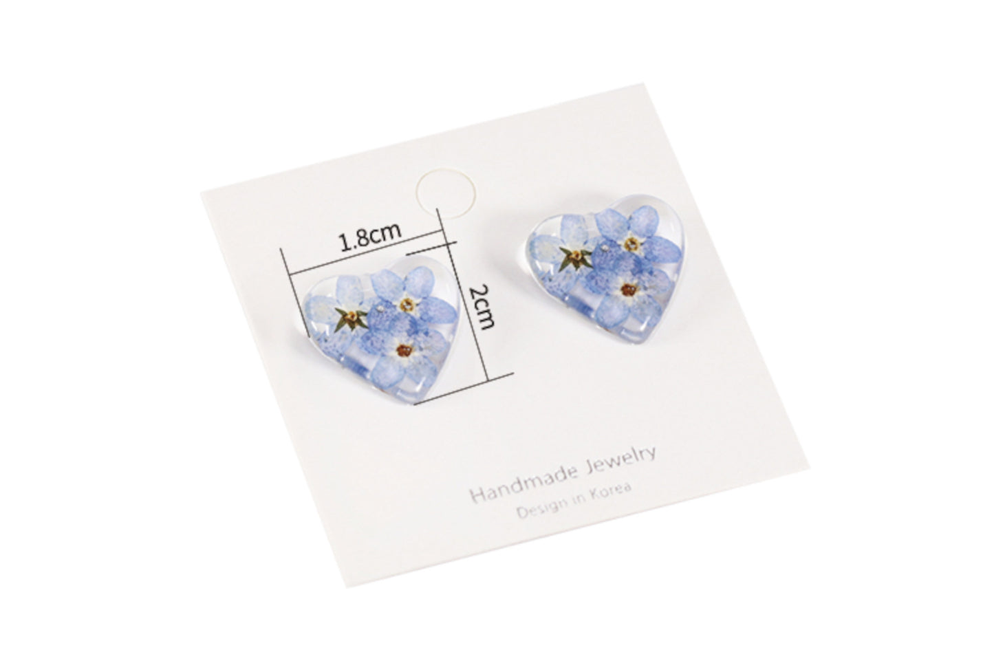 FLO's Heartfelt Forget-Me-Not Earrings