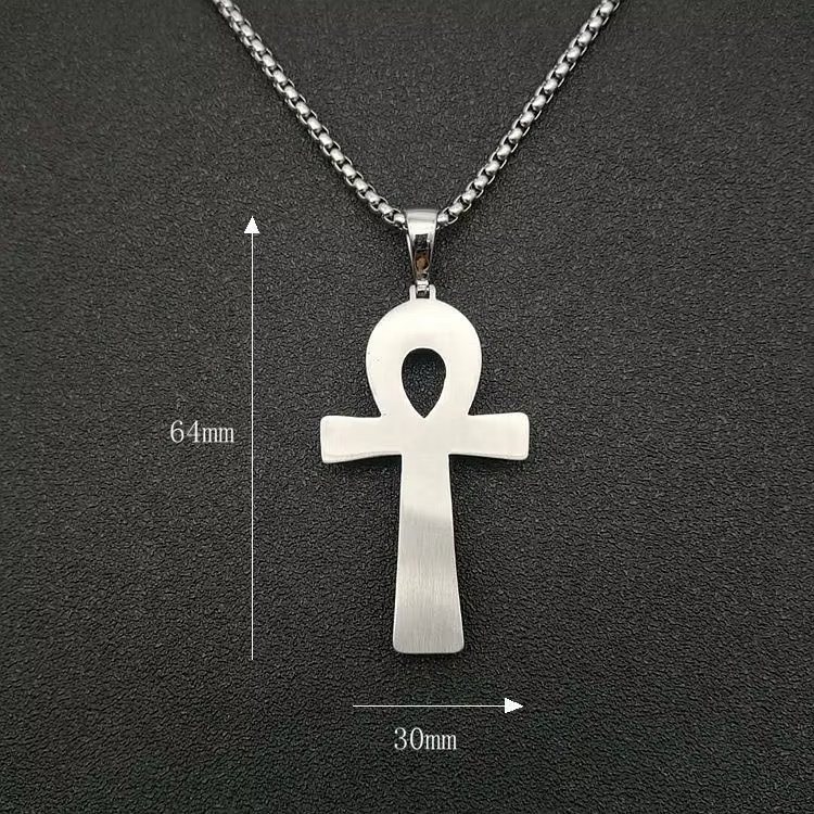 FLOs Key of Life Pendant – Egyptian Ankh Necklace (Gold &amp; Silver Options)