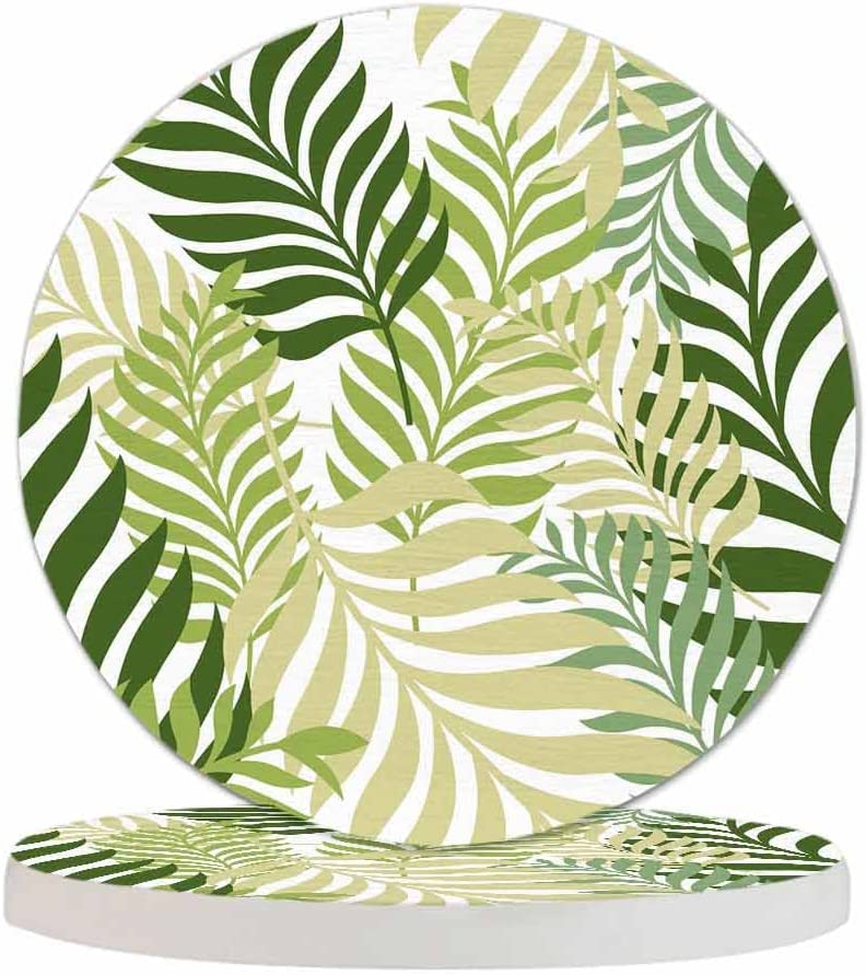 FLO's Lush Green Leaf Coaster