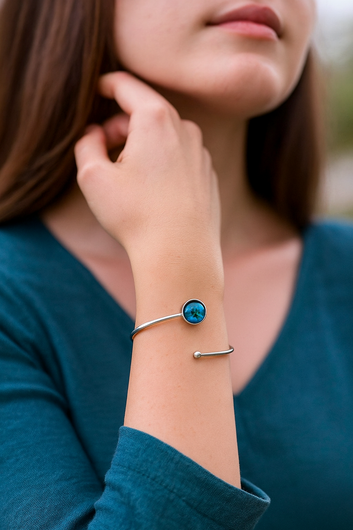 FLO's Minimalistic Plum Blossom Bracelet