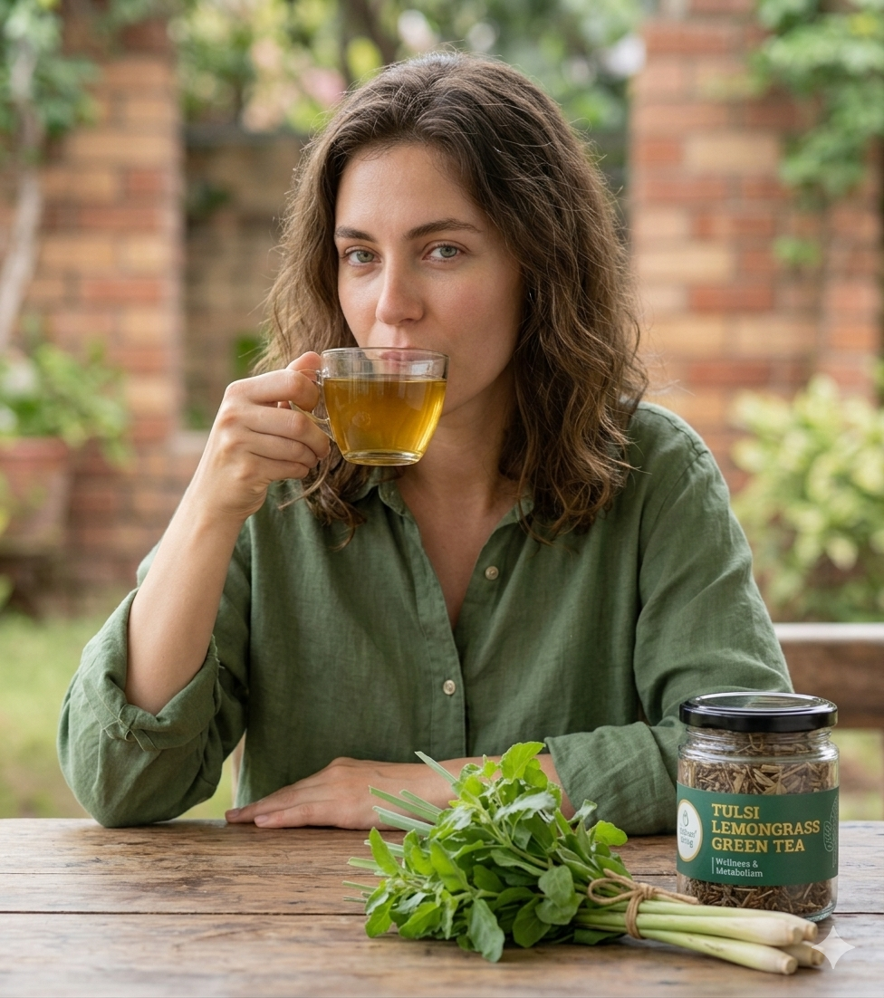 Tulsi Lemongrass Green Tea