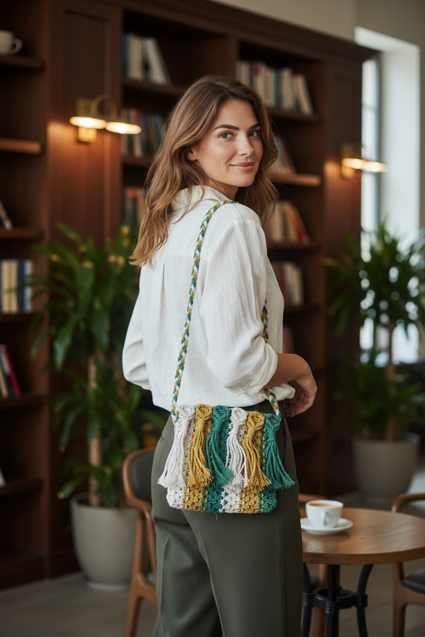 Handwoven Cotton Sling Bag