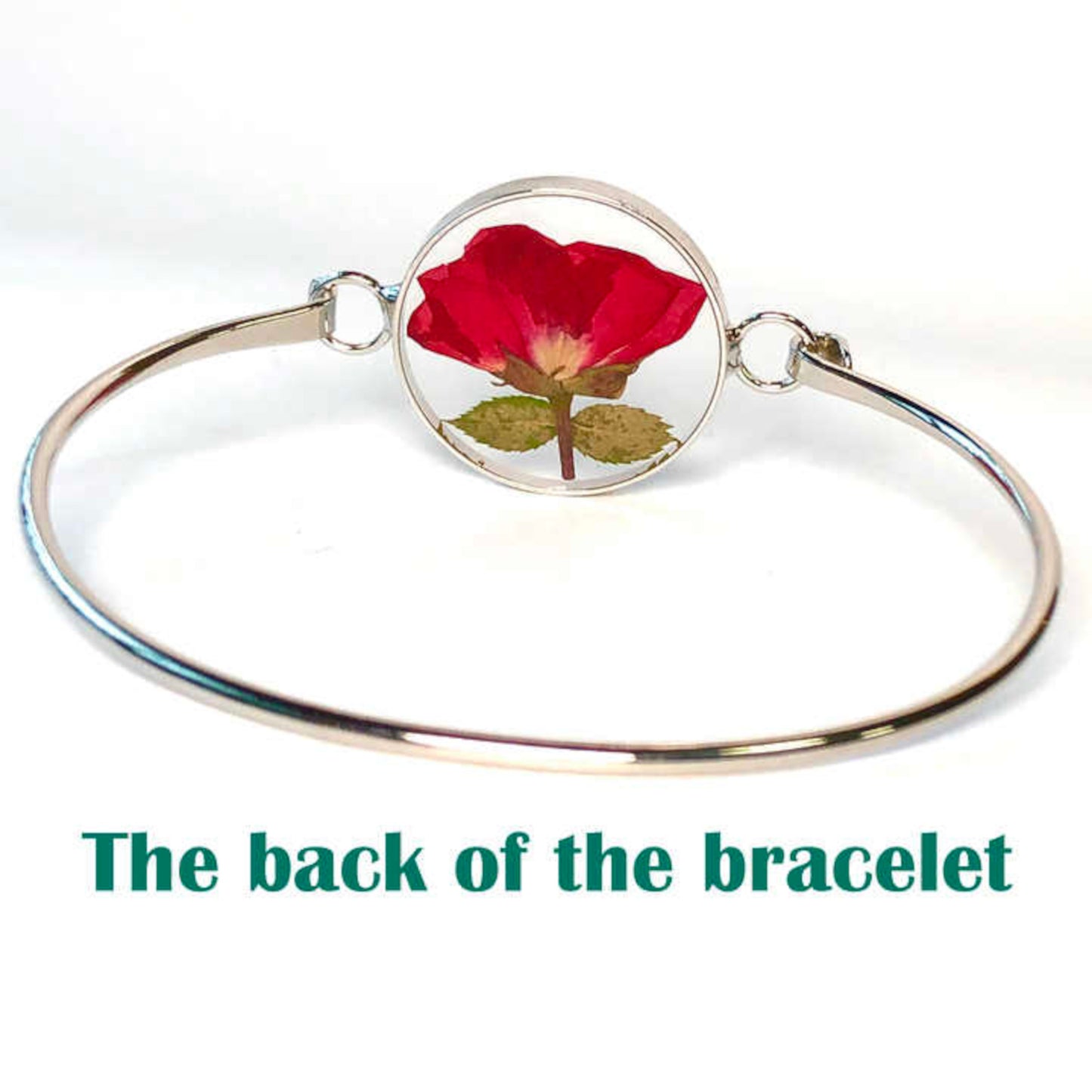 FLO's Graceful Rose Bangle Bracelet
