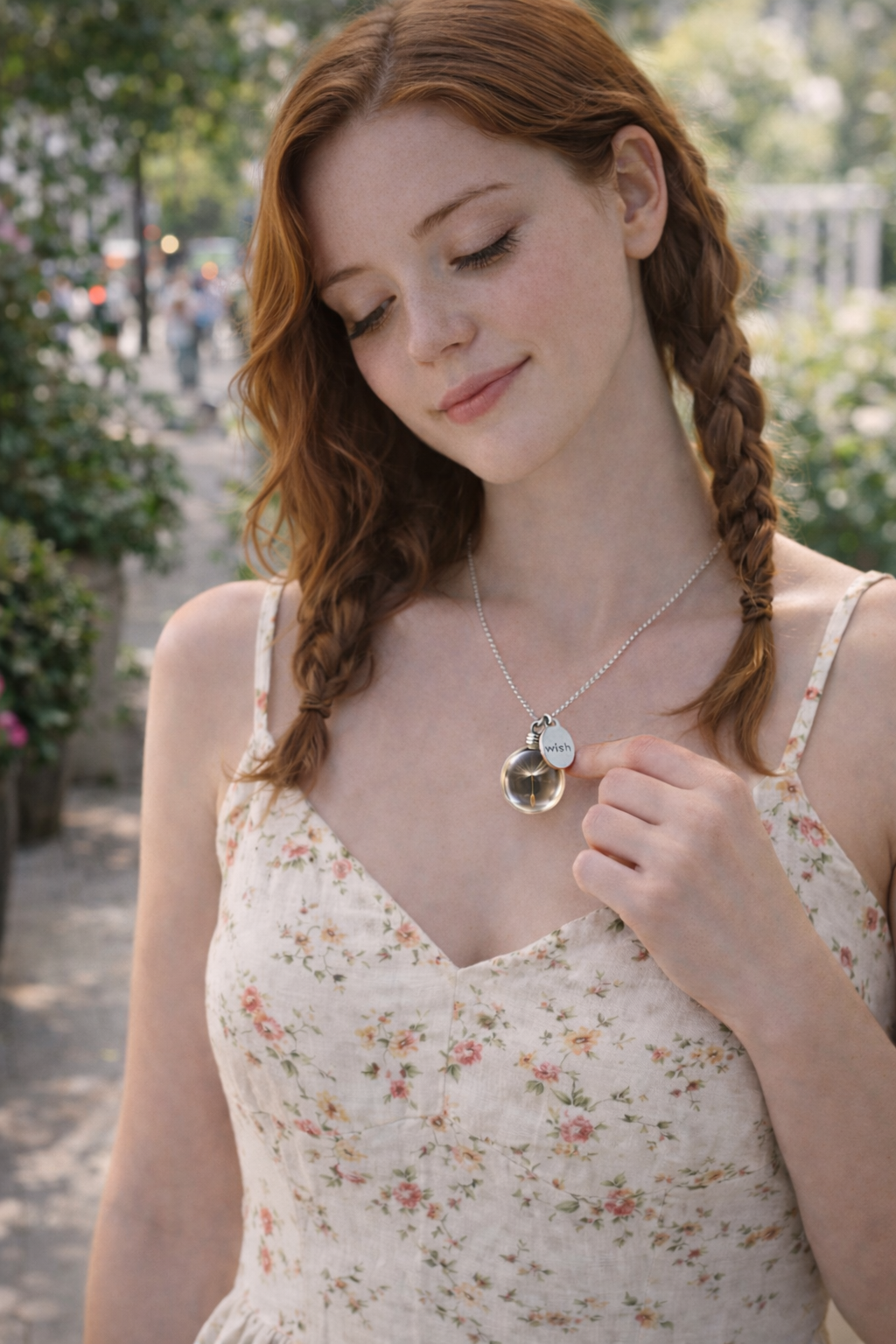 FLO’s MoonWish Dandelion Orb Pendant