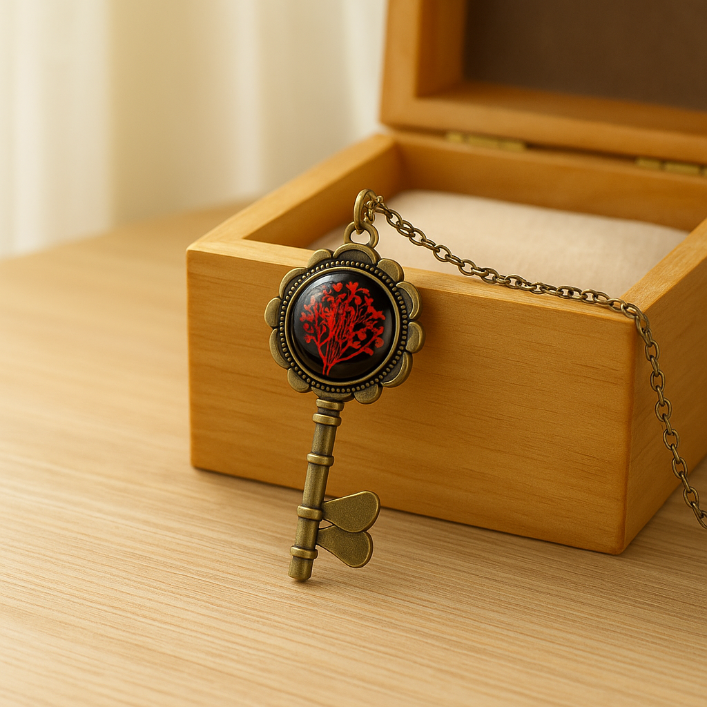 FLO's Dainty Cue Real Dried Flower Necklace