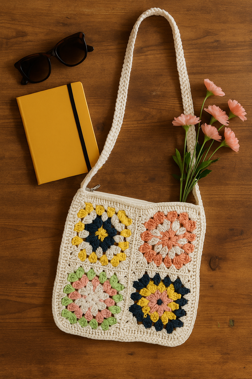 FLO's Sunny Bloom Crochet Sling