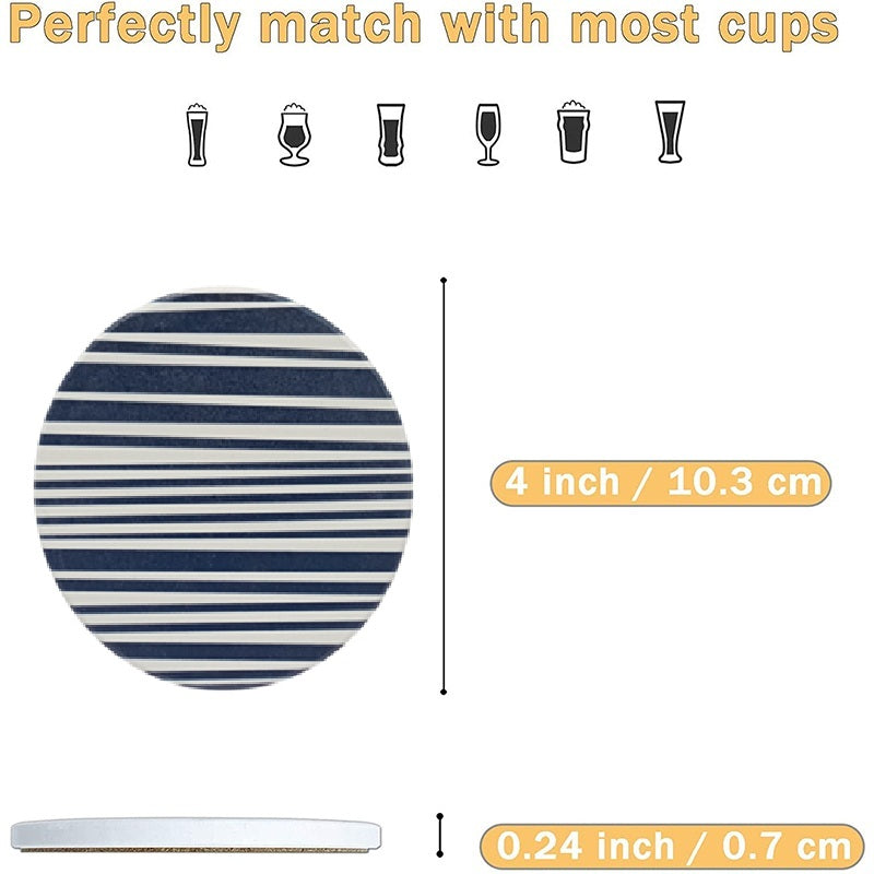 FLO's Classic Stripes Coaster