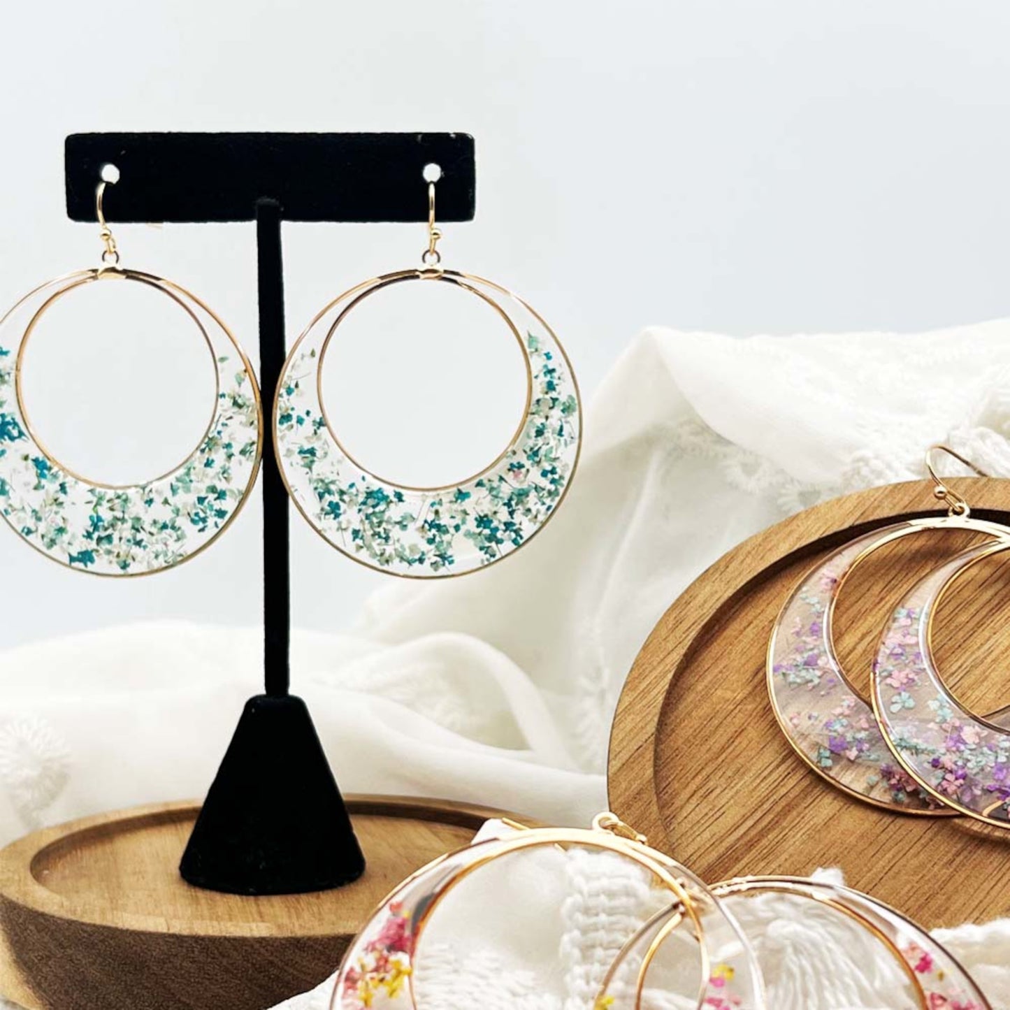 FLO's Queen’s Blossom Hoop Earrings