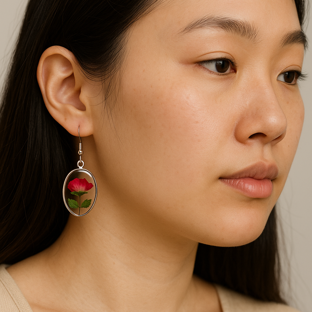 FLO's Blooming Rose Drop Earrings