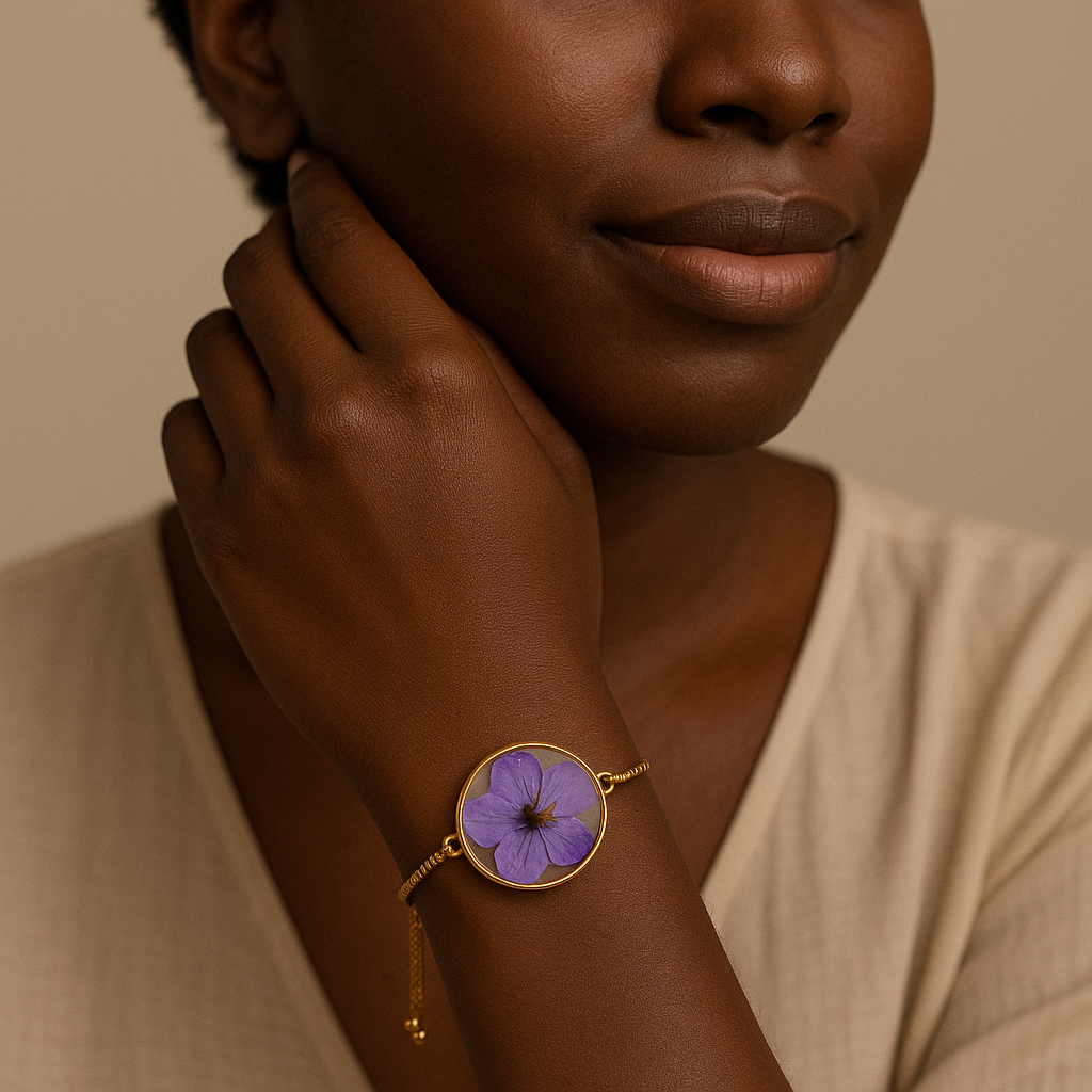 FLO's Royal Bloom Larkspur Bracelet