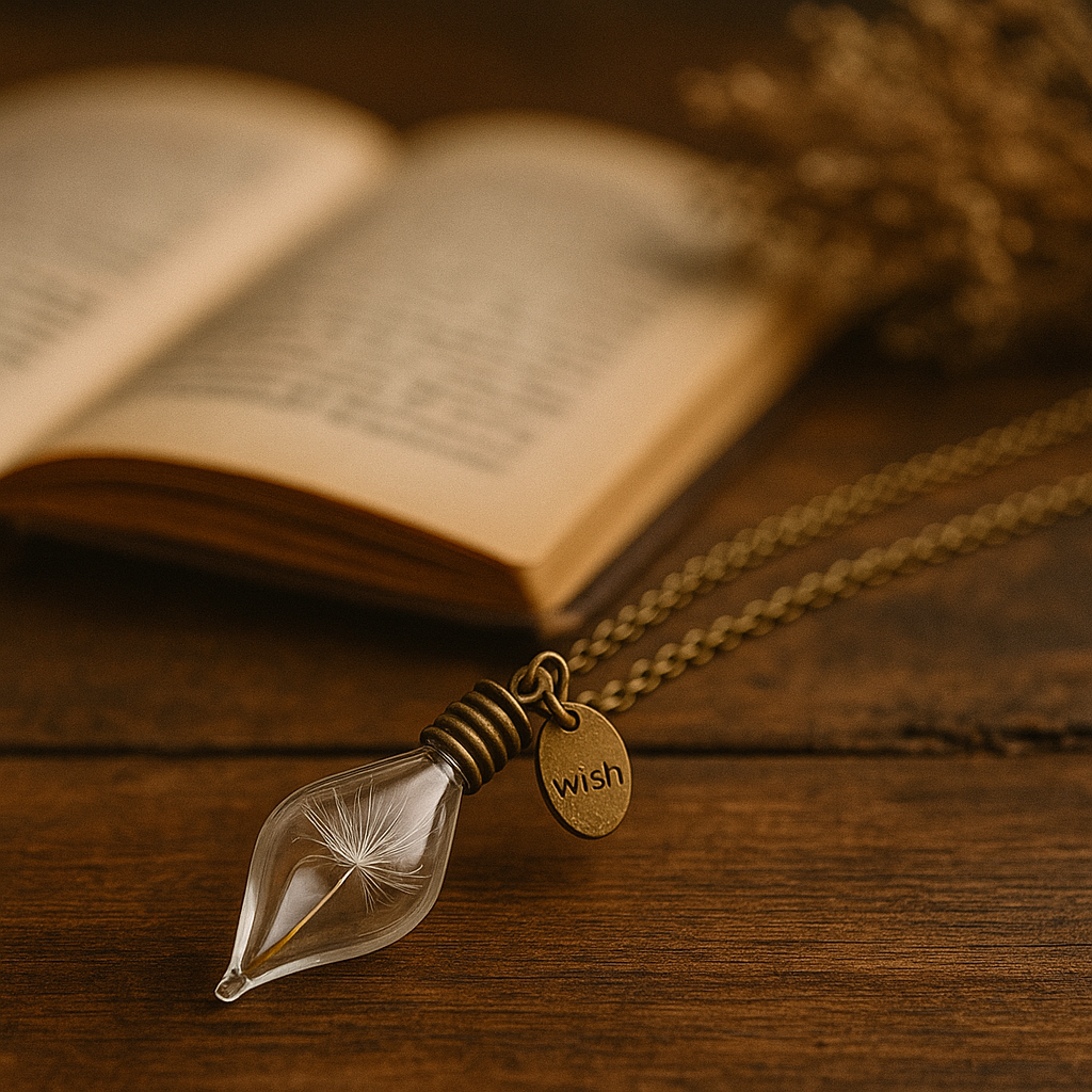 FLO's Wishful Glow Dandelion Pendant