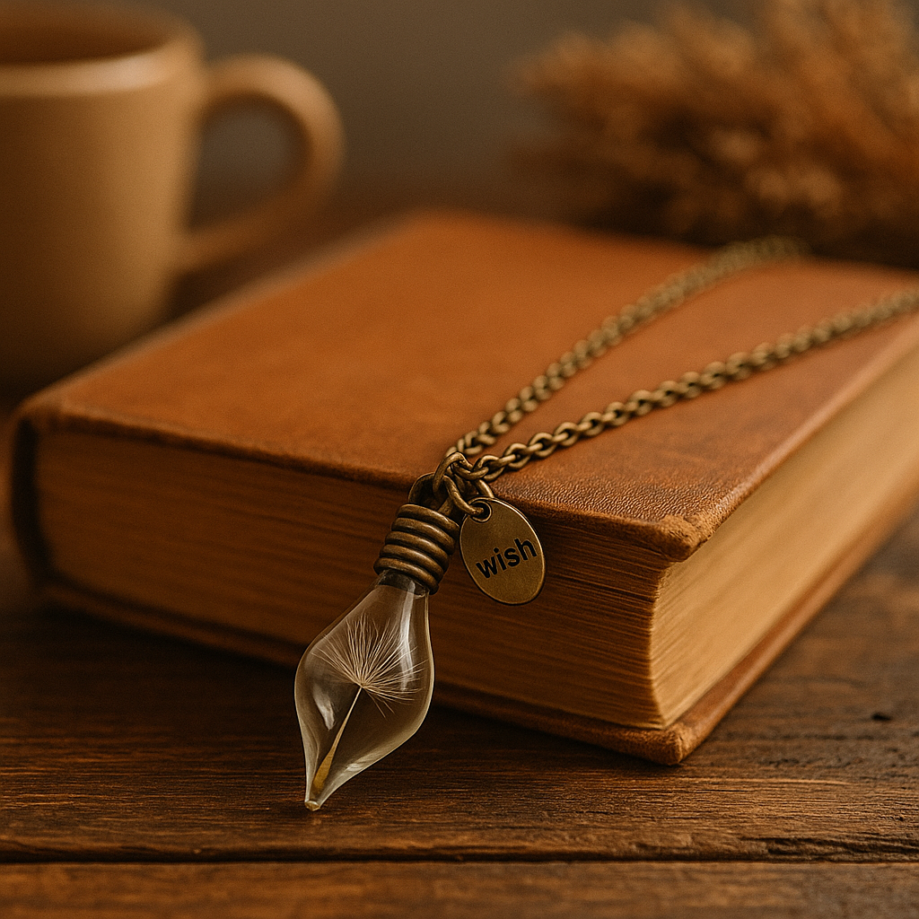 FLO's Wishful Glow Dandelion Pendant