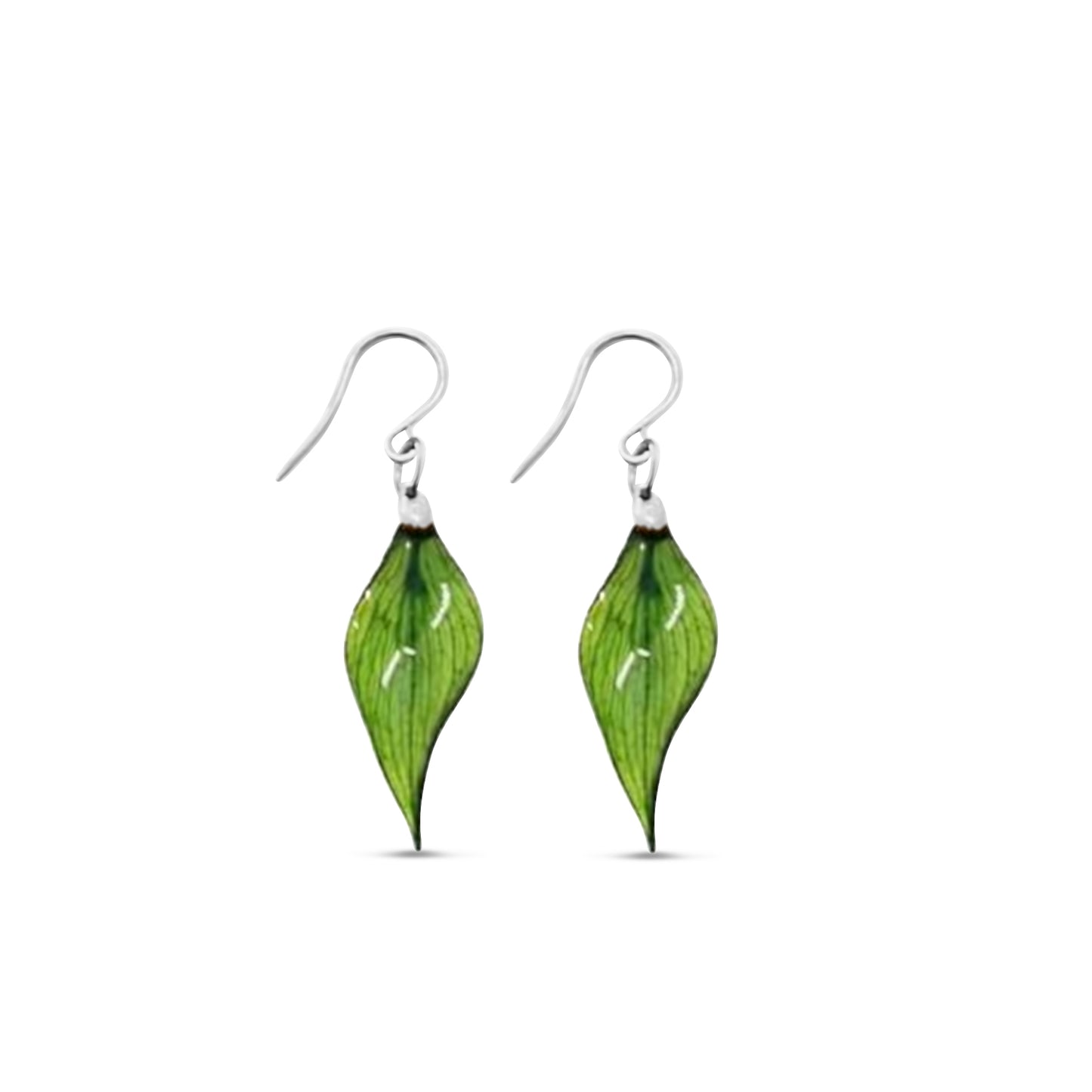 FLO's Evergreen Leaf Drop Earrings