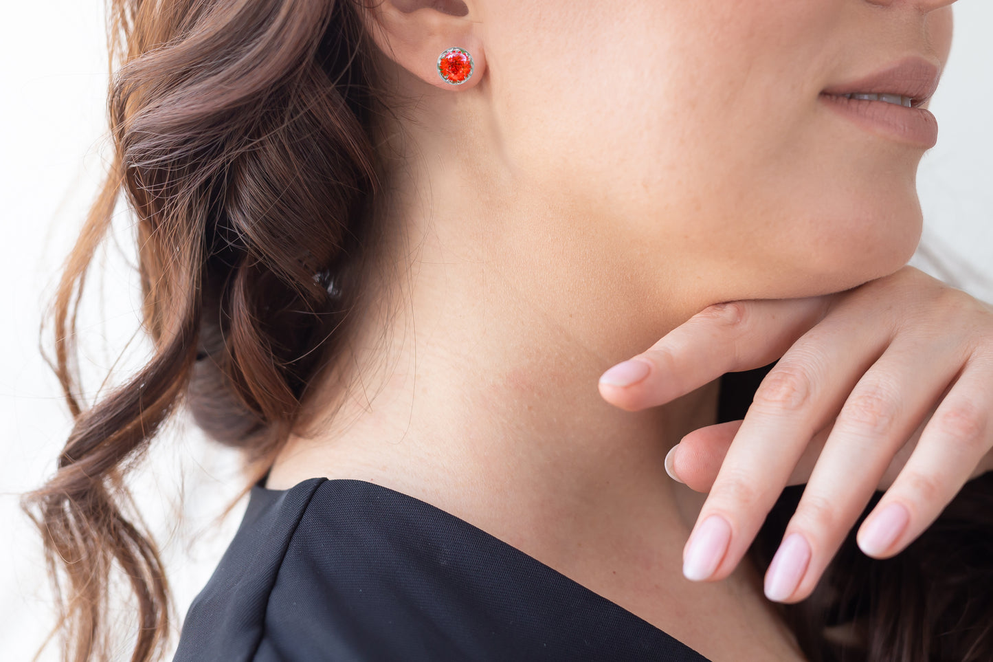 FLO's Scented Carmines Real Dried Flower Earrings