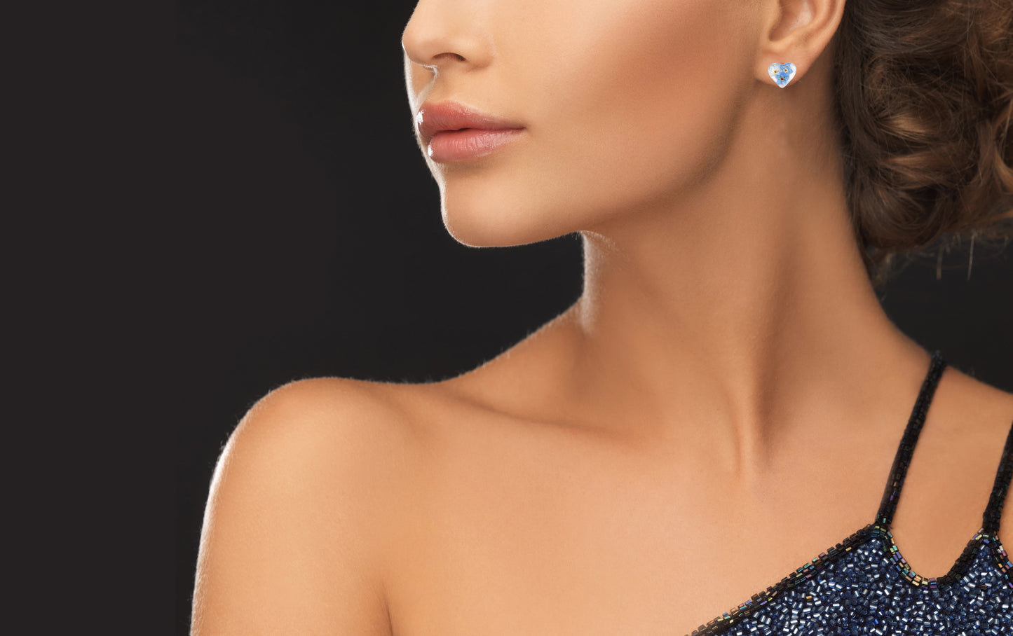 FLO's Heartfelt Forget-Me-Not Earrings