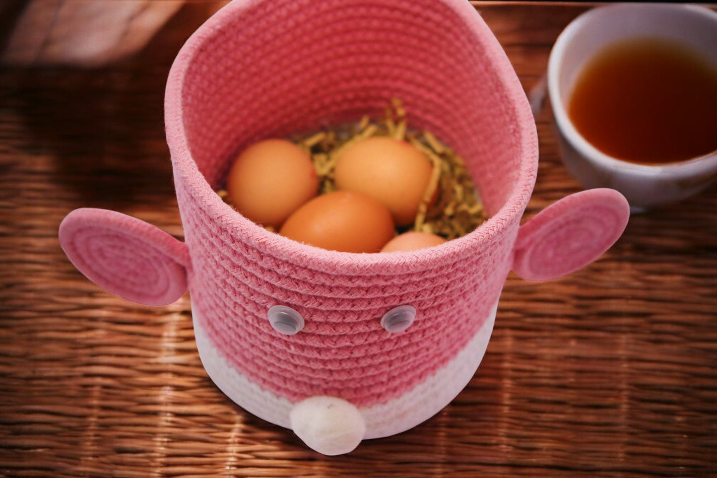 Bunny-Themed Baby Girl Announcement Boxes