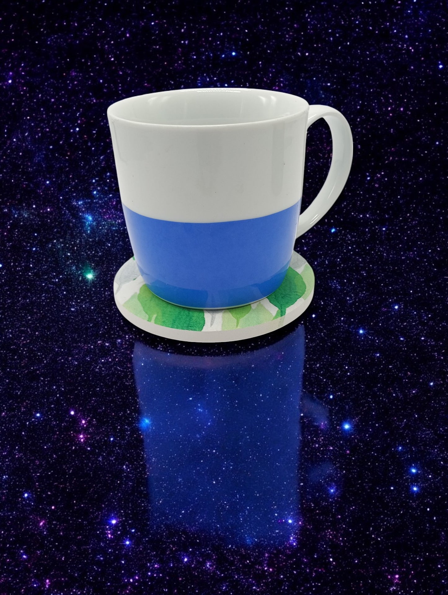 FLO's Verdant Leaf Harmony Coaster