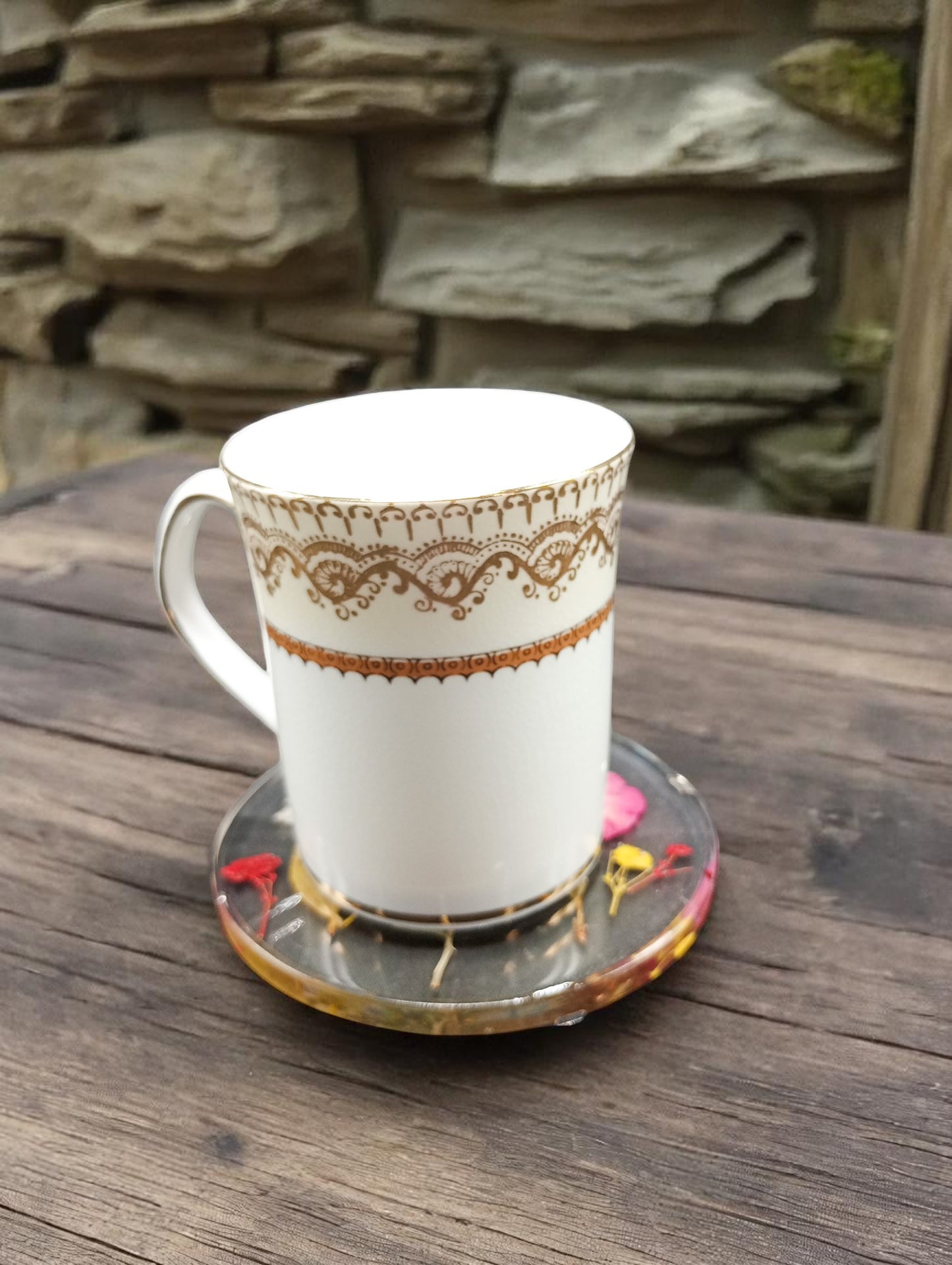 FLO's Floral Vintage Blossom Mix Coaster