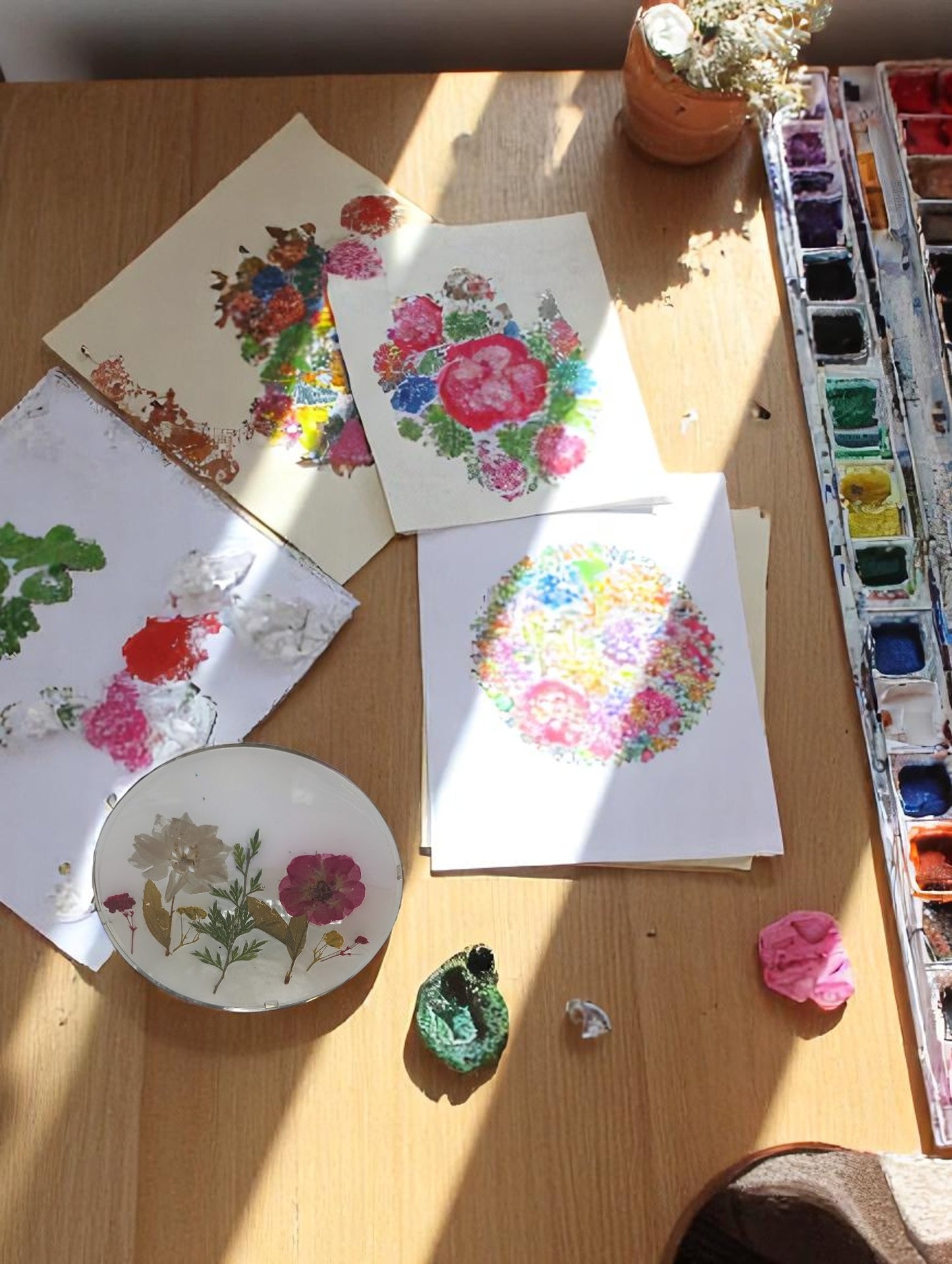 FLO's Floral Vintage Blossom Mix Coaster
