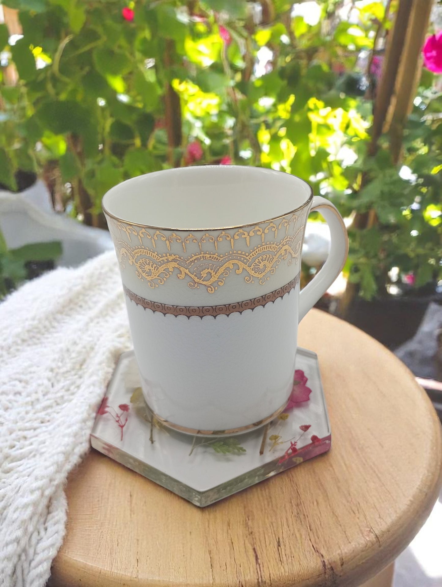 FLO's Floral Vintage Blossom Mix Coaster