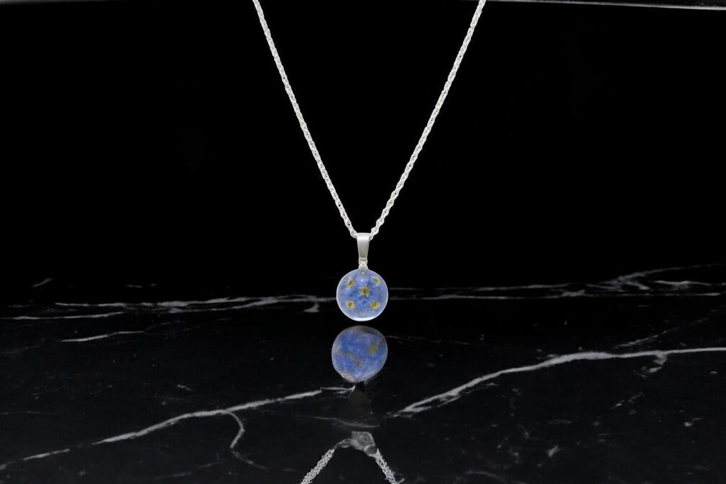 FLO's Eternal Bloom Forget-Me-Not Pendant