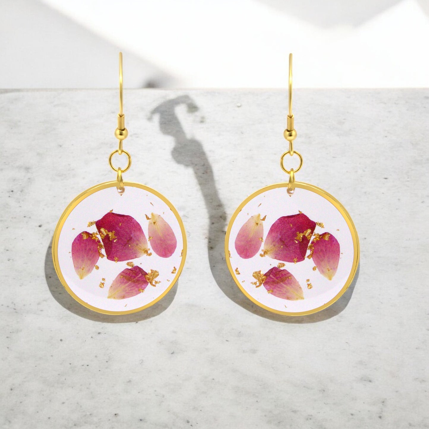 FLO's Radiant Petal Hoop Earrings