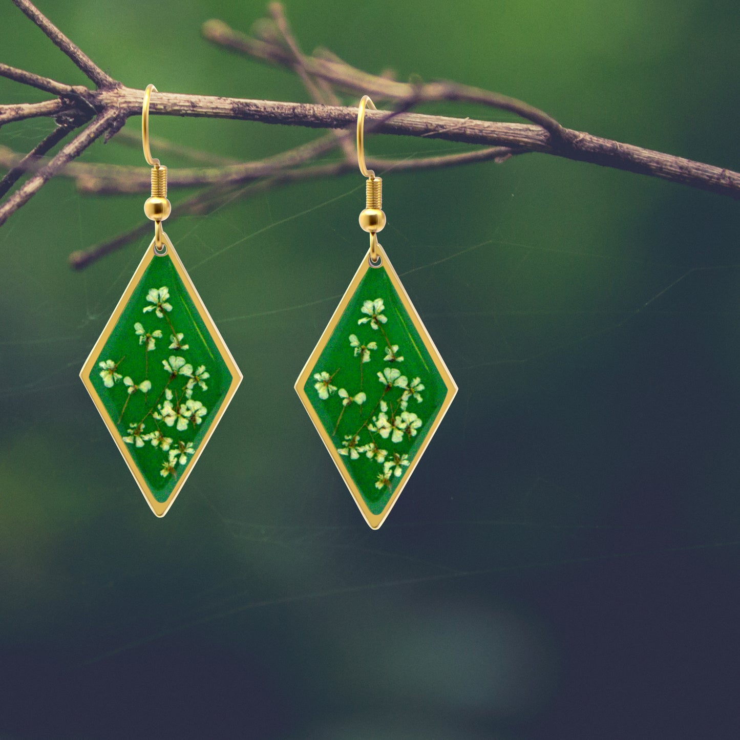 FLO's Emerald Harmony Earrings