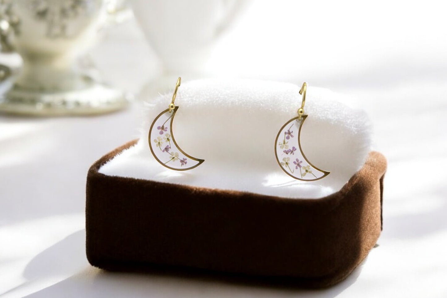 FLO's Lunar Bloom Queen Lace Earrings