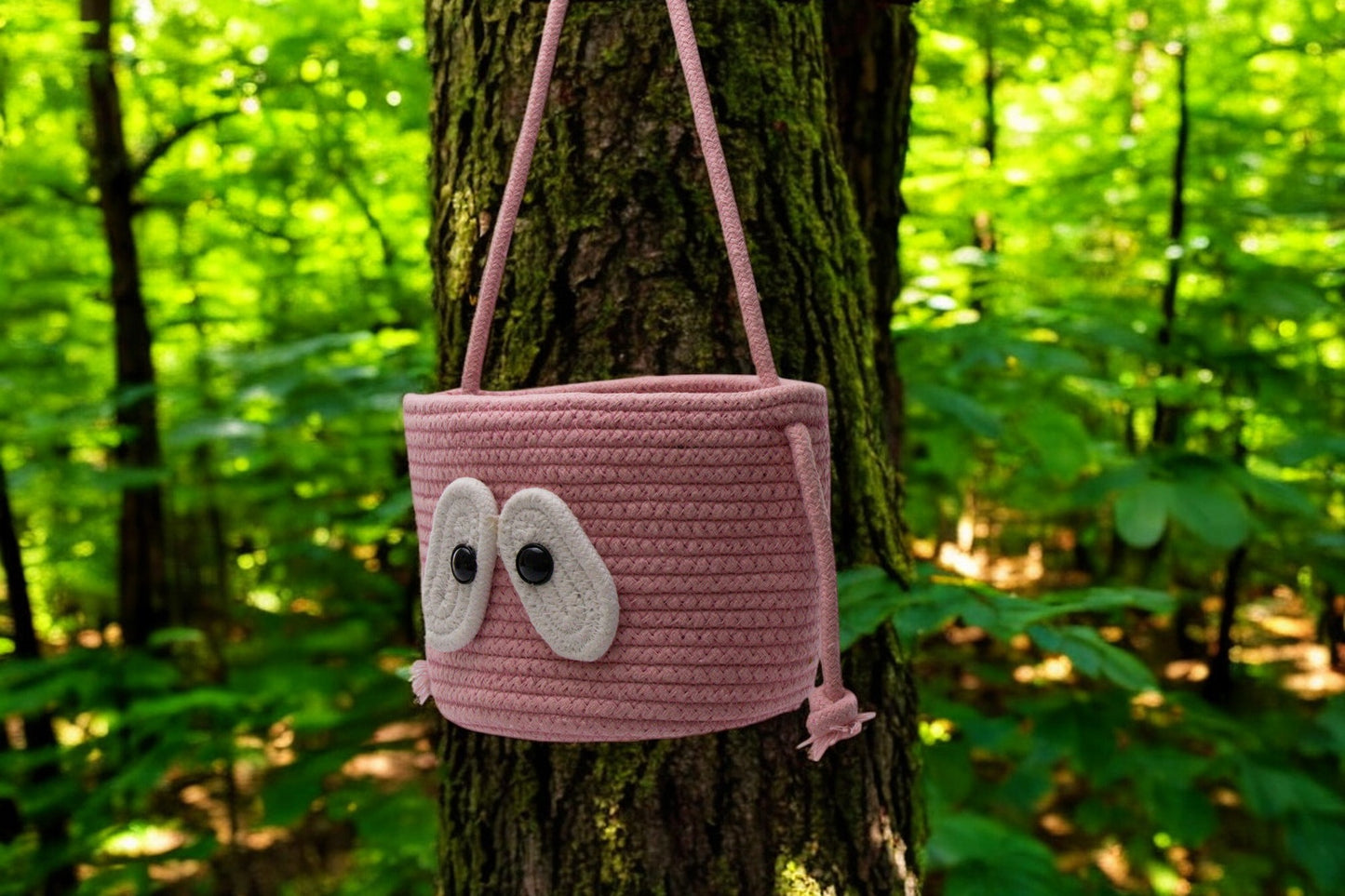 Peek-a-Boo Owl Crochet Bag Set