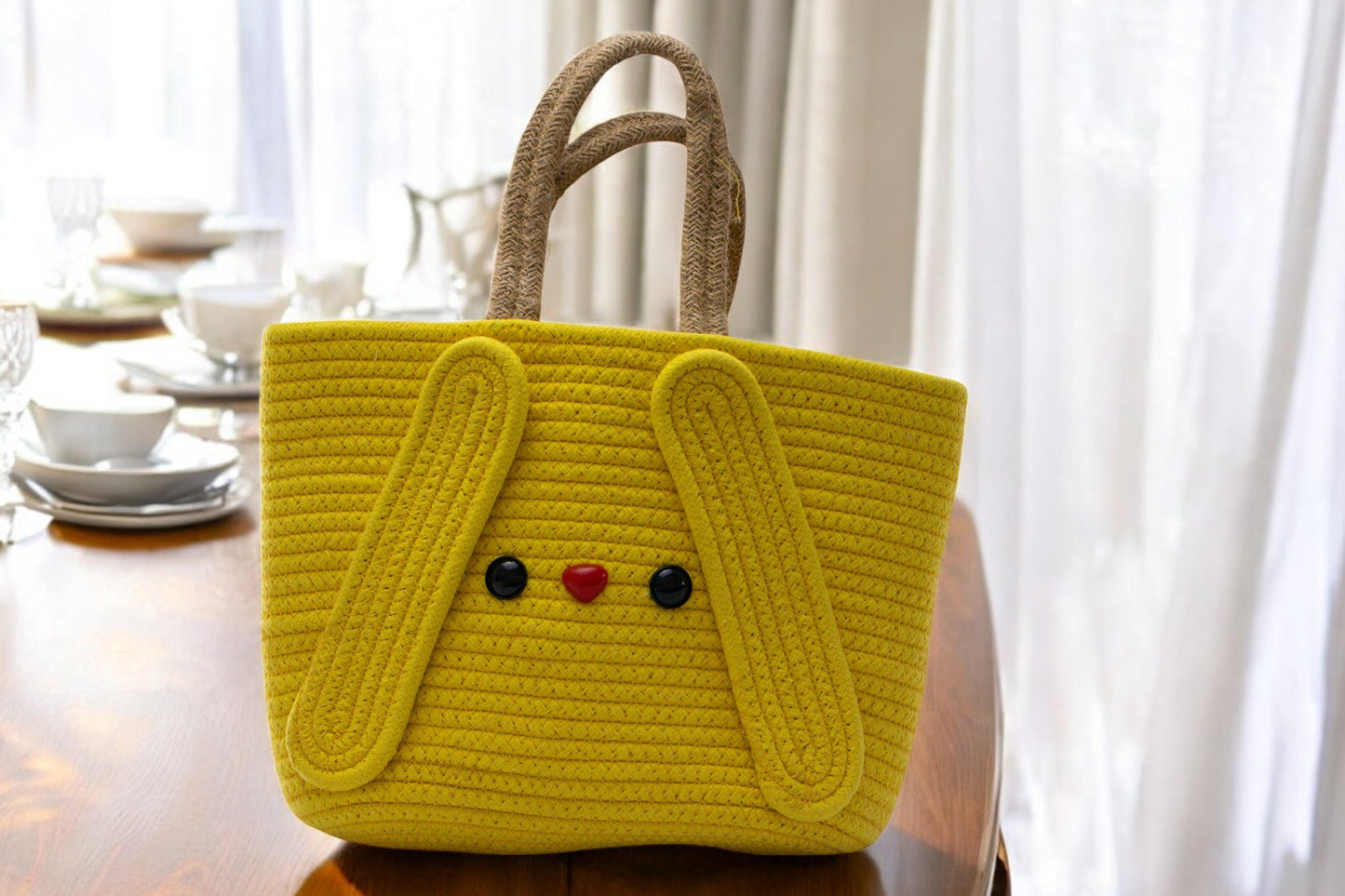 Sunny Bunny Crochet Tote