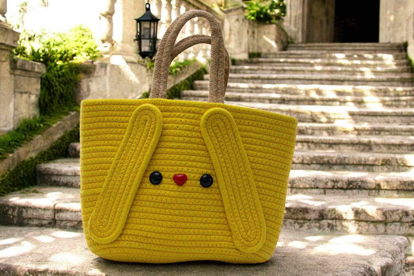 Sunny Bunny Crochet Tote