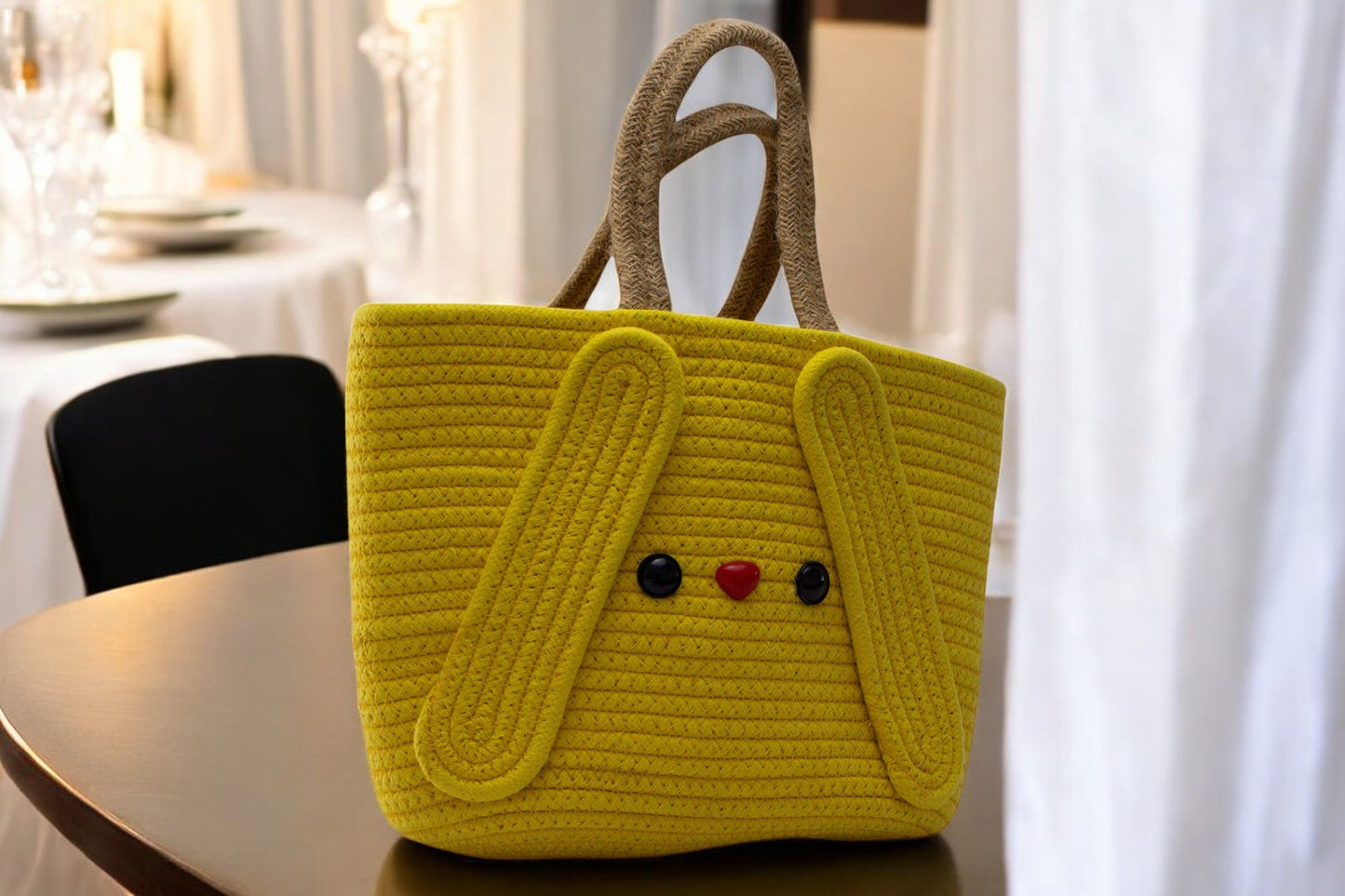Sunny Bunny Crochet Tote